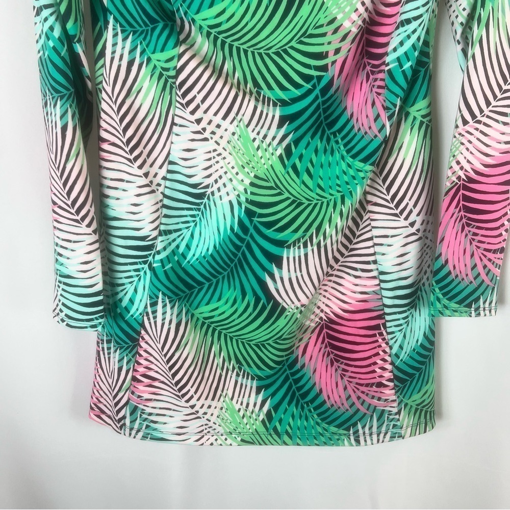 Tommy Bahama Golf Long Sleeve dress
Zip Up Neck Colorful Leaf Print Dress S - Picture 14 of 15
